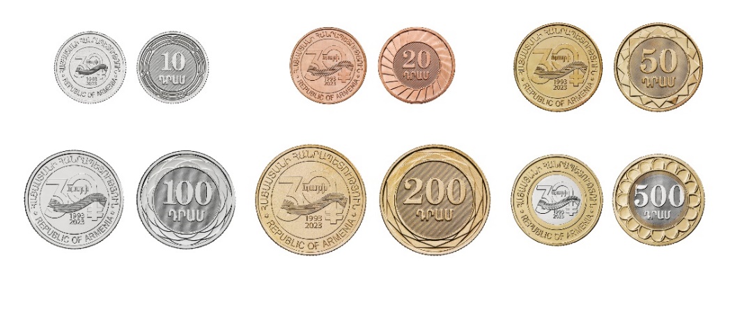 Armenia’s Central Bank issues coins dedicated to 30th anniversary of the national currency